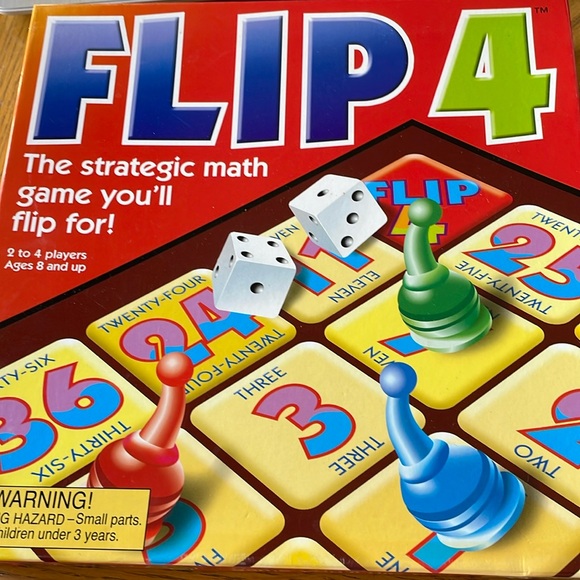Flip 4 The Strategic Math Game You’ll Flip For! - Picture 1 of 2